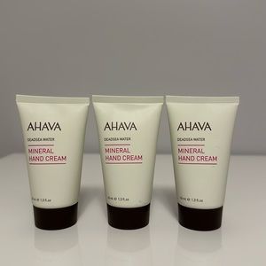 Lot of 3 NWOT AHAVA Dead Sea Water Mineral Hand Cream